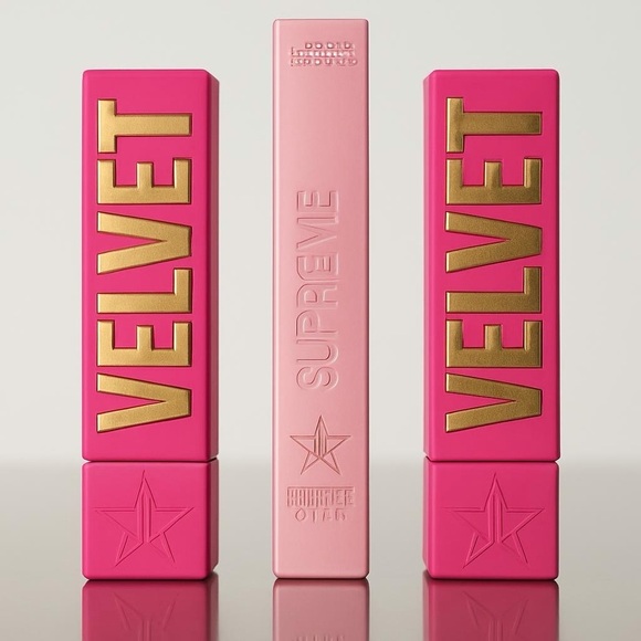 Jeffree Star Other - Jeffree Star Supreme Velvet Lipstick Trio in Pink and Gold